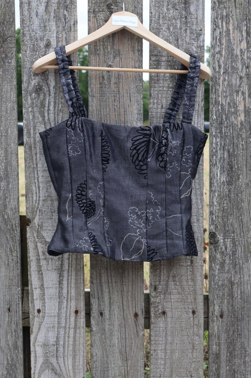 Corset Top — Graphite