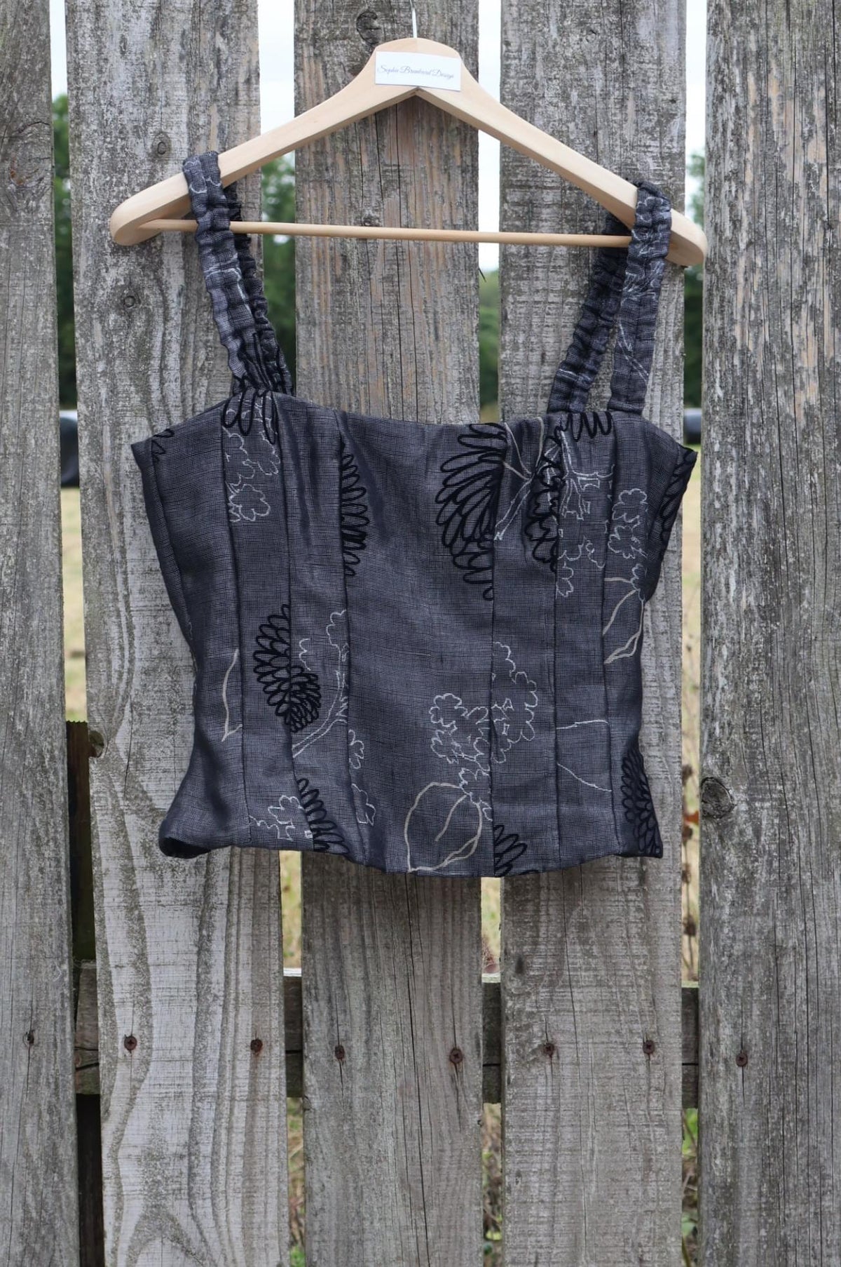 Corset Top — Graphite
