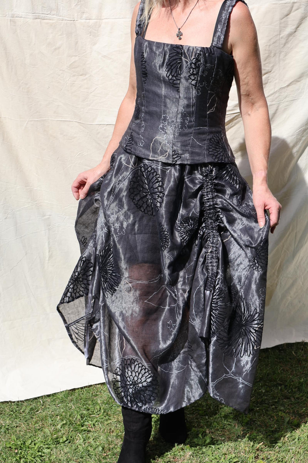 Corset Top — Graphite