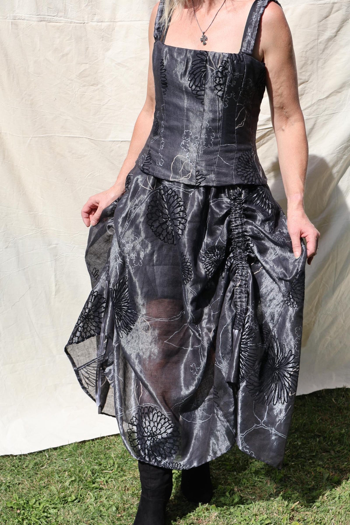 Corset Top — Graphite