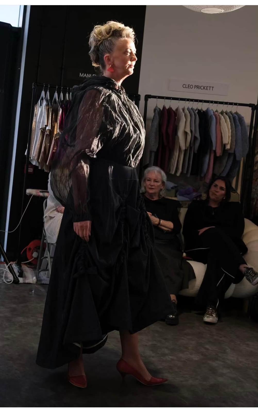 Sheer Volume Jacket — Charcoal